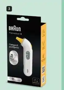 Etos 3 Braun ThermoScan 3 oorthermometer High Speed IRT3030** aanbieding