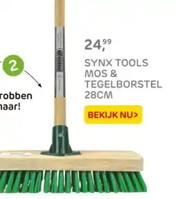 Praxis Synx tools mos & tegelborstel aanbieding