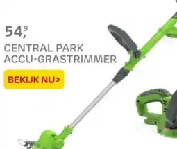 Praxis Central park accu grastrimmer aanbieding