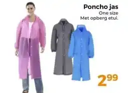 Trekpleister Poncho jas One size aanbieding