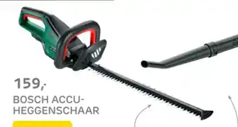 Praxis Bosch accu heggenschaar aanbieding