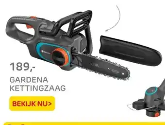 Praxis Gardena kettingzaag aanbieding