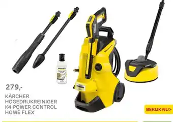 Praxis Kärcher hogedrukreiniger K4 power control home flex aanbieding