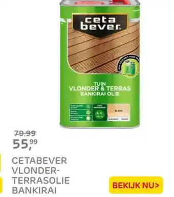 Praxis Cetabever vlonder- terrasolie bankirai aanbieding