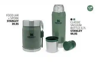 Bever Food Jar + Spork Stanley Of Classic Vaccum Bottle 0.7L Stanley aanbieding