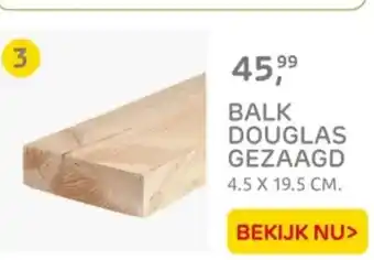 Praxis Balk douglas gezaagd aanbieding