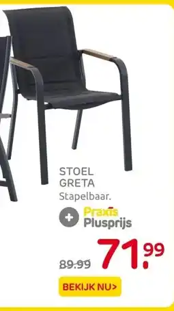 Praxis STOEL GRETA aanbieding