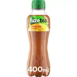 Jumbo Fuze Tea Sparkling Lemon Black Tea 400 ml aanbieding