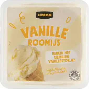 Jumbo Jumbo Vanille Roomijs 480 g aanbieding