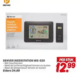 Dekamarkt DENVER WEERSTATION WS-520 -Met touchscreen aanbieding