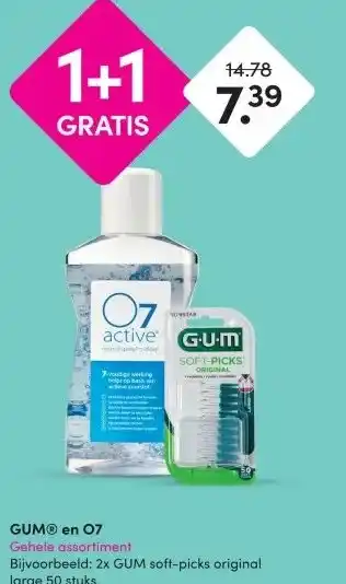 DA GUM® en 07 Gehele assortiment aanbieding