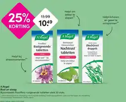 DA A.Vogel Rust en slaap Bijvoorbeeld: Passiflora rustgevende tabletten sterk 30 stuks. aanbieding