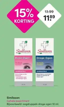 DA Similasan Gehele assortiment aanbieding