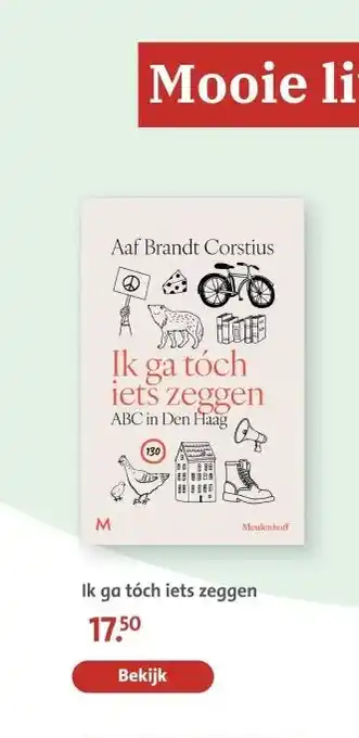 Bruna Ik ga tóch iets zeggen aanbieding