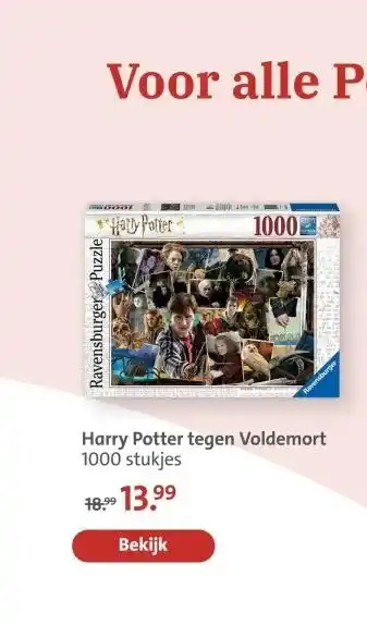 Bruna Harry Potter tegen Voldemort aanbieding