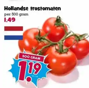 Boon`s Markt Hollandse trostomaten aanbieding