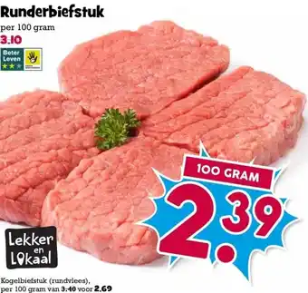 Boon`s Markt Runderbiefstuk aanbieding