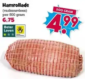 Boon`s Markt Hamrollade (varkensvlees) per 500 gram aanbieding