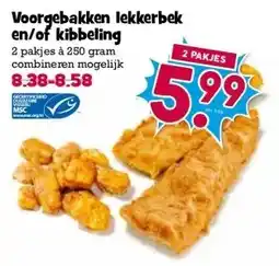 Boon`s Markt Voorgebakken lekkerbek en/of kibbeling aanbieding