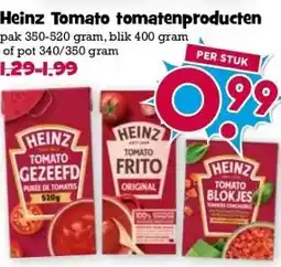 Boon`s Markt Heinz Tomato tomatenproducten aanbieding