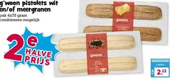 Boon`s Markt g'woon pistolets wit en/of meergranen aanbieding