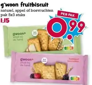 Boon`s Markt g'woon fruitbiscuit aanbieding