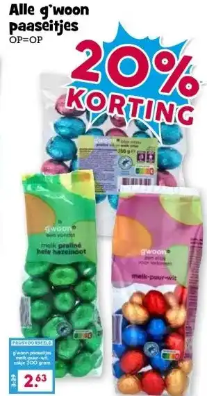 Boon`s Markt Alle g'woon paaseitjes aanbieding