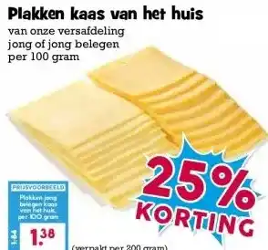 Boon`s Markt Plakken kaas van het huis aanbieding