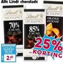 Boon`s Markt Alle Lindt chocolade aanbieding