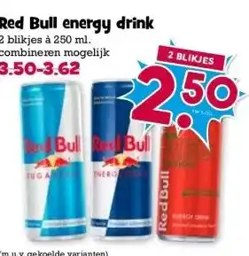 Boon`s Markt Red Bull energy drink aanbieding