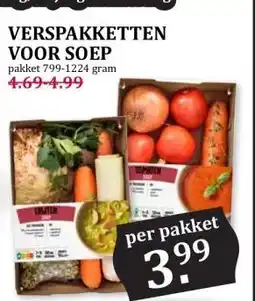 Boon`s Markt VERSPAKKETTEN VOOR SOEP aanbieding