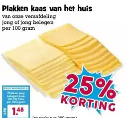 Boon`s Markt Plakken kaas van het huis aanbieding