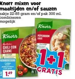 Boon`s Markt Knorr mixen voor maaltijden en/of sauzen aanbieding