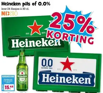 Boon`s Markt Heineken pils of 0.0% aanbieding