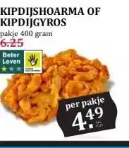 Boon`s Markt KIPDIJSHOARMA OF KIPDIJGYROS aanbieding