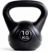 Bol.com WAYS. Kettlebell - 10 KG - PVC - Zwart aanbieding