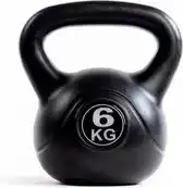 Bol.com WAYS. Kettlebell - 6 KG - PVC - Zwart aanbieding