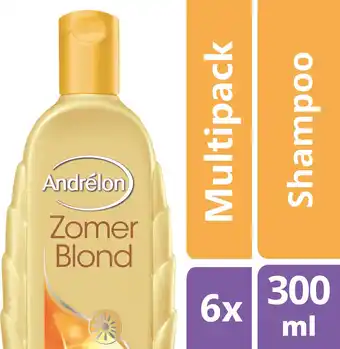 Bol.com Andrélon Zomerblond - 6 x 300 ml - Shampoo - Voordeelverpakking aanbieding