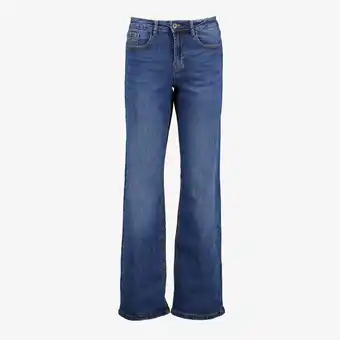 Scapino TwoDay dames wide leg jeans donkerblauw lengte 31 aanbieding