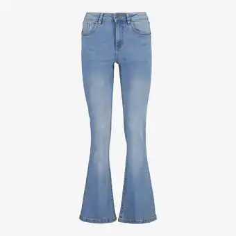 Scapino TwoDay dames flared jeans lichtblauw aanbieding