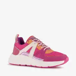 Scapino Blue Box dames sneakers roze oranje aanbieding