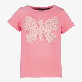 Scapino TwoDay meisjes T-shirt met vlinder roze aanbieding