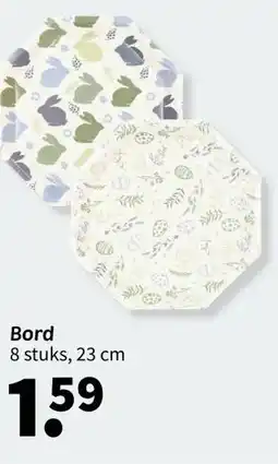 Wibra Bord 8 stuks, 23 cm aanbieding