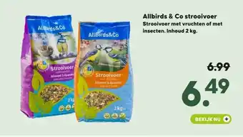 Pets Place Allbirds & Co strooivoer aanbieding