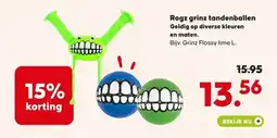 Pets Place Rogz grinz tandenballen aanbieding