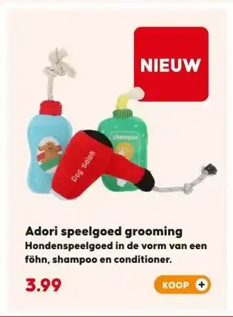 Pets Place Adori speelgoed grooming aanbieding