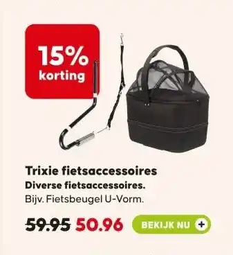 Pets Place Trixie fietsaccessoires aanbieding