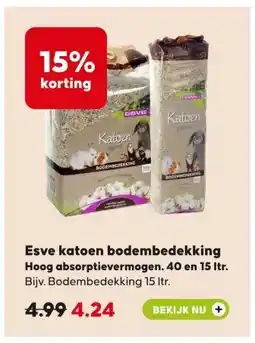 Pets Place Esve katoen bodembedekking aanbieding