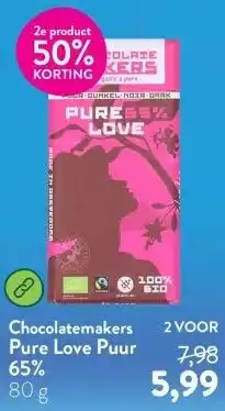 Holland & Barrett Pure Love Puur 65% aanbieding