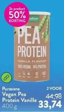 Holland & Barrett Vegan Pea Protein Vanille aanbieding